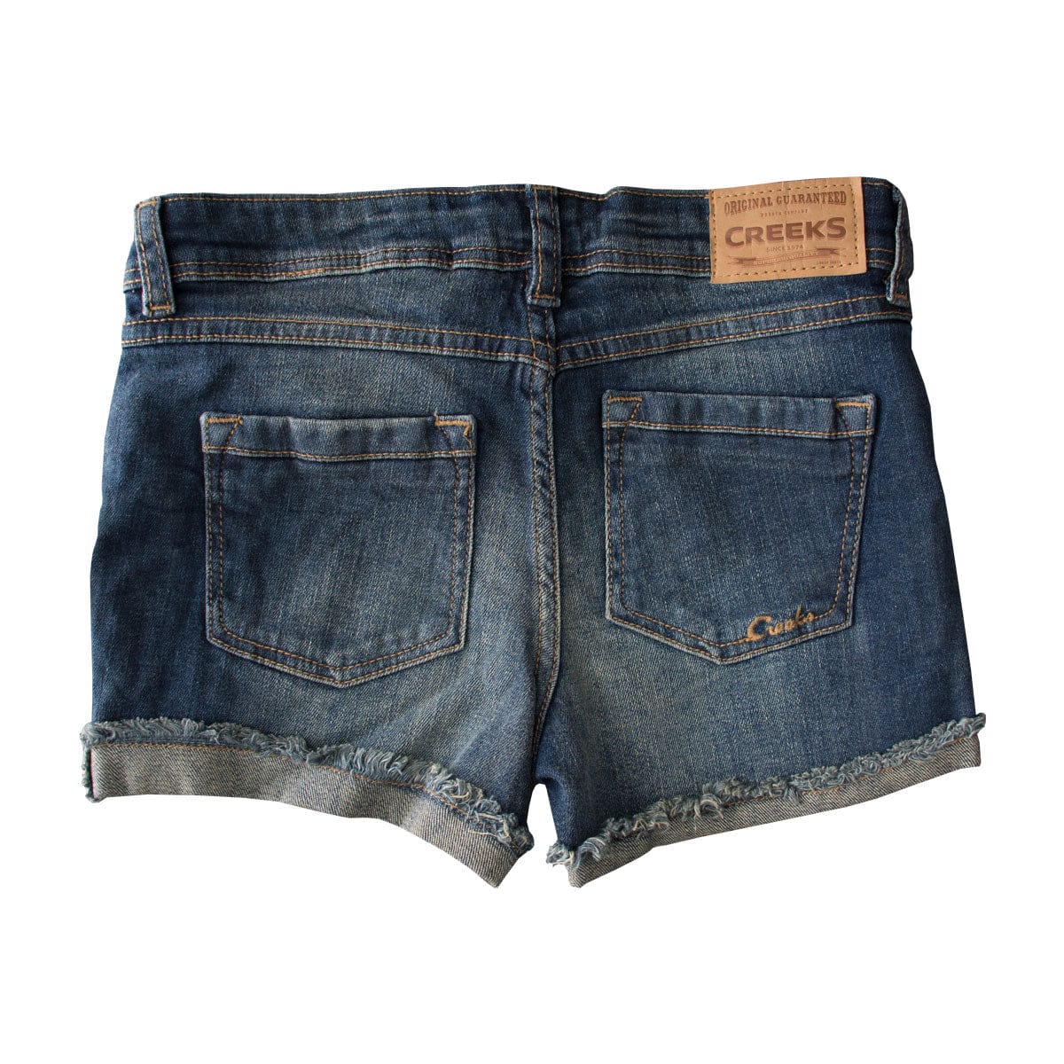 Creeks Dirty Blue Shorts - Deeds.pk