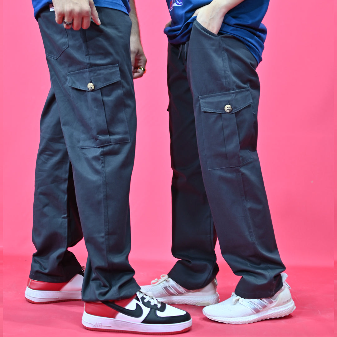 Jupiter French Twill Navy Cotton Cargo Pant