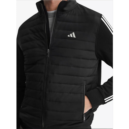 3 Stripes Signature Logo Classic Quilted Bomber Jacket For Men