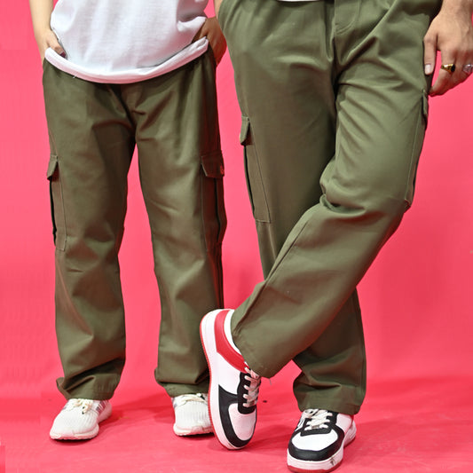 Jupiter French Twill Olive Cotton Cargo Pant