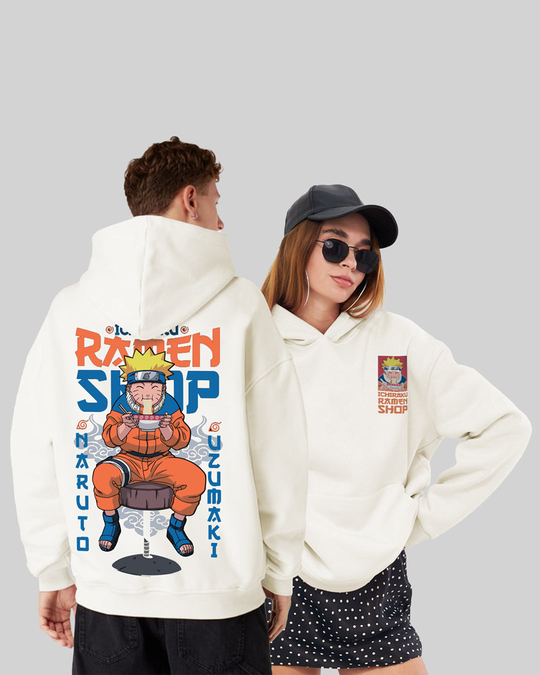 Jupiter Hotep Oversized Naruto  Printed Hoodie