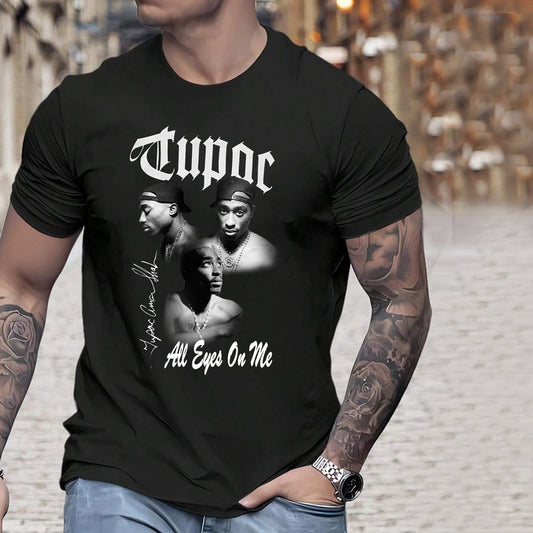 Jupiter Tupac Cotton Graphic Tee For Men
