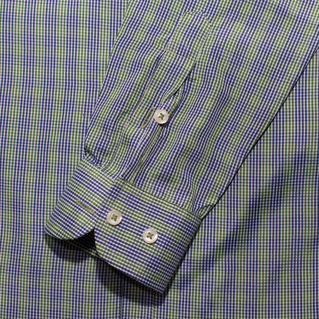 American Eagle Green & Blue Checkered Casual Shirt - Deeds.pk