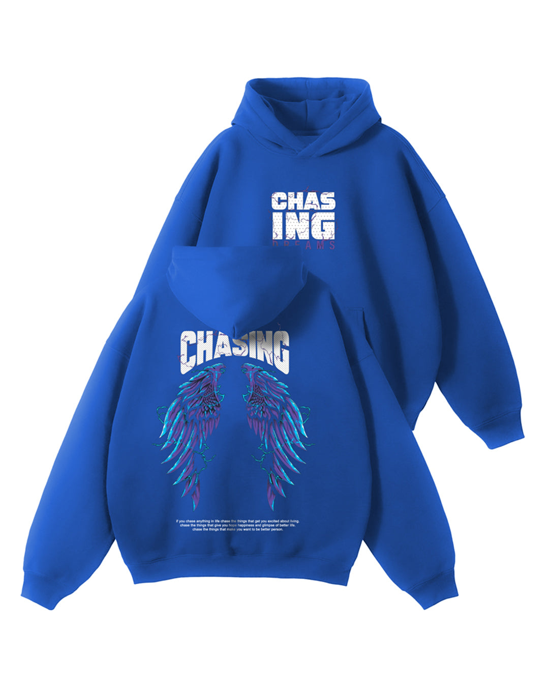 Jupiter Hotep Oversized Chasing Dreams Printed Hoodie