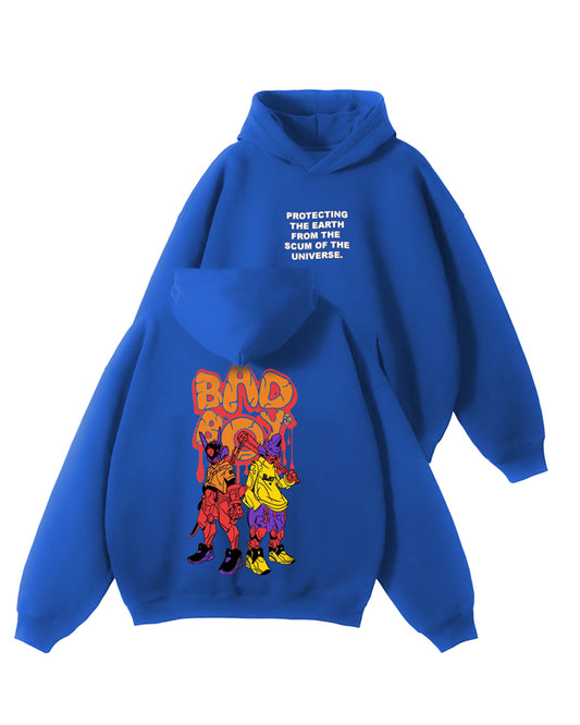 Jupiter Hotep Oversized Bad Boys Printed Hoodie