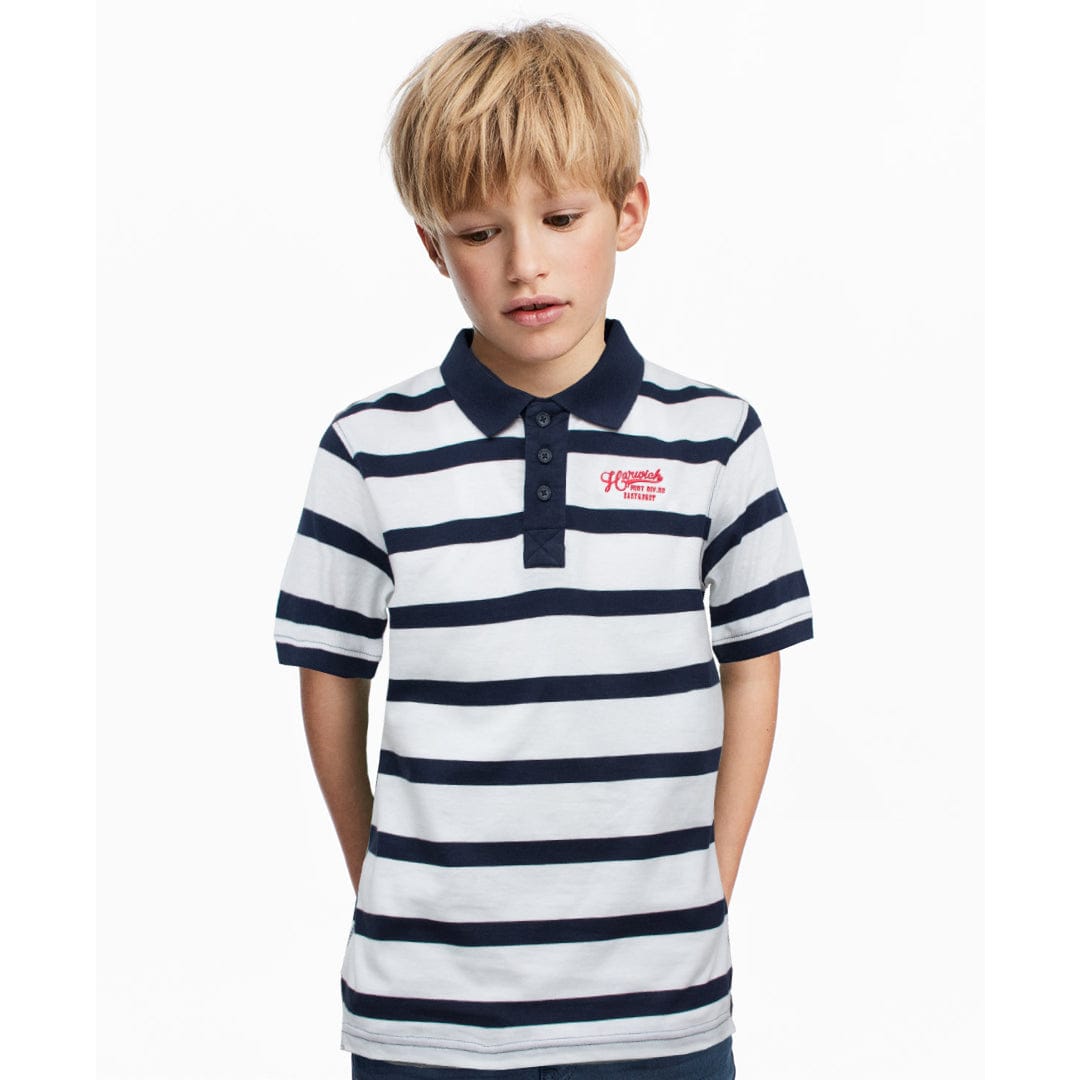 Boy's Striped Polo Shirt ( 2 YEARS TO 14 YEARS ) - Deeds.pk