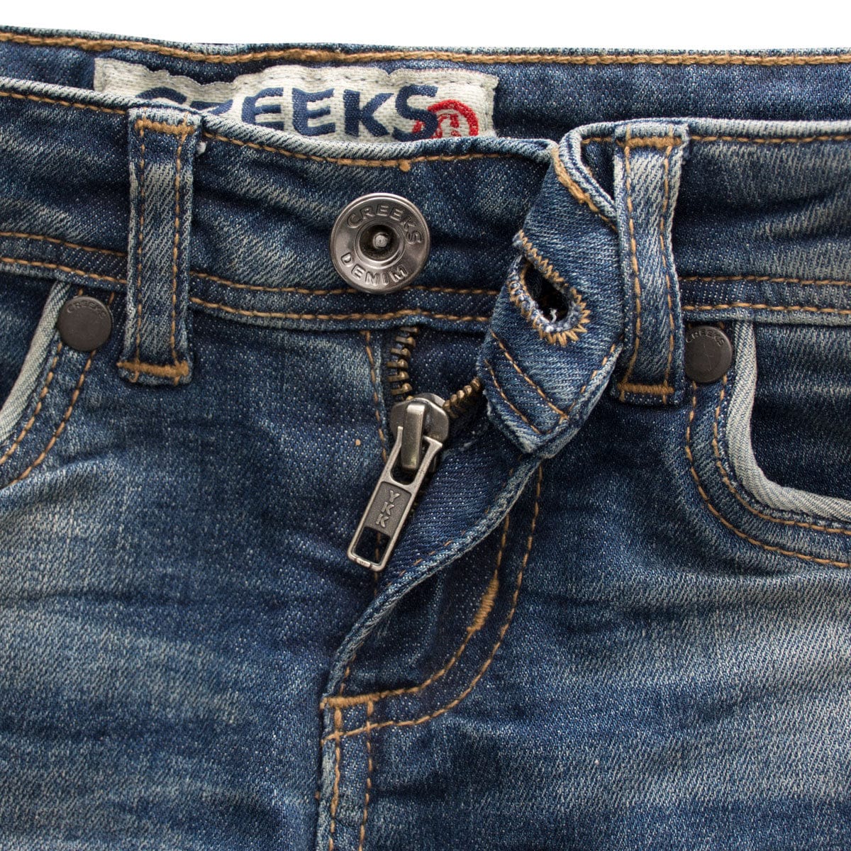 Creeks Dirty Blue Shorts - Deeds.pk