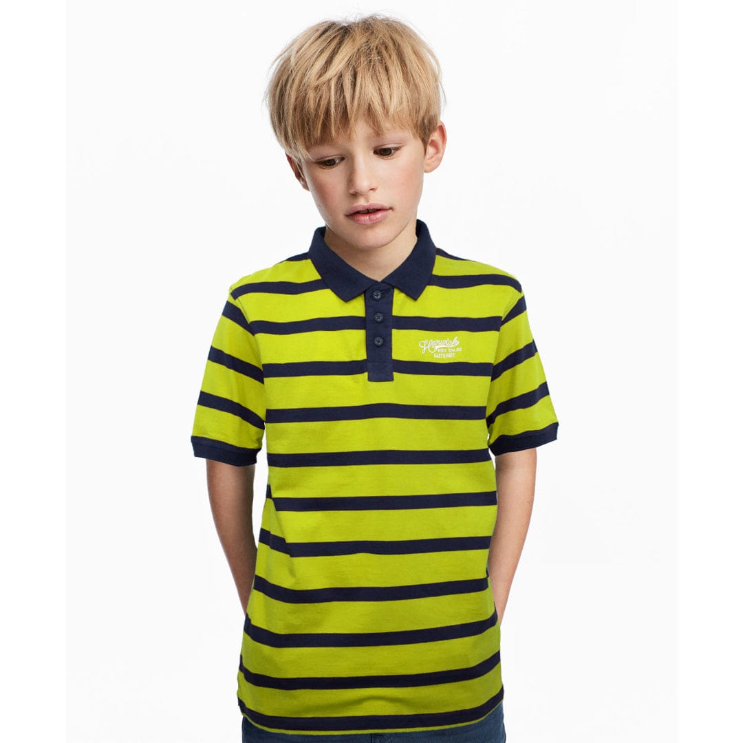 Boy's Striped Polo Shirt ( 2 YEARS TO 14 YEARS ) - Deeds.pk