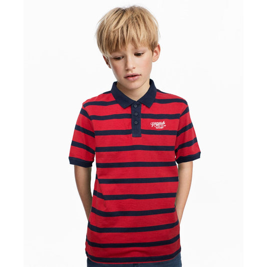 Boy's Striped Polo Shirt ( 2 YEARS TO 14 YEARS ) - Deeds.pk