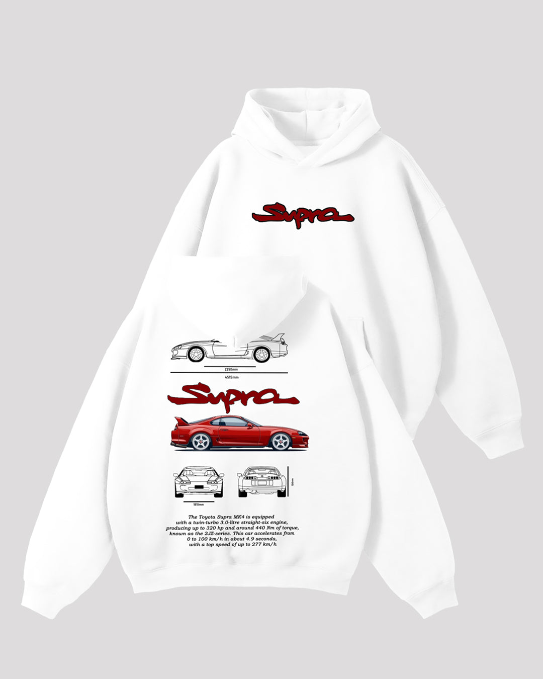 Jupiter Hotep Oversized Supra Legacy Printed Hoodie