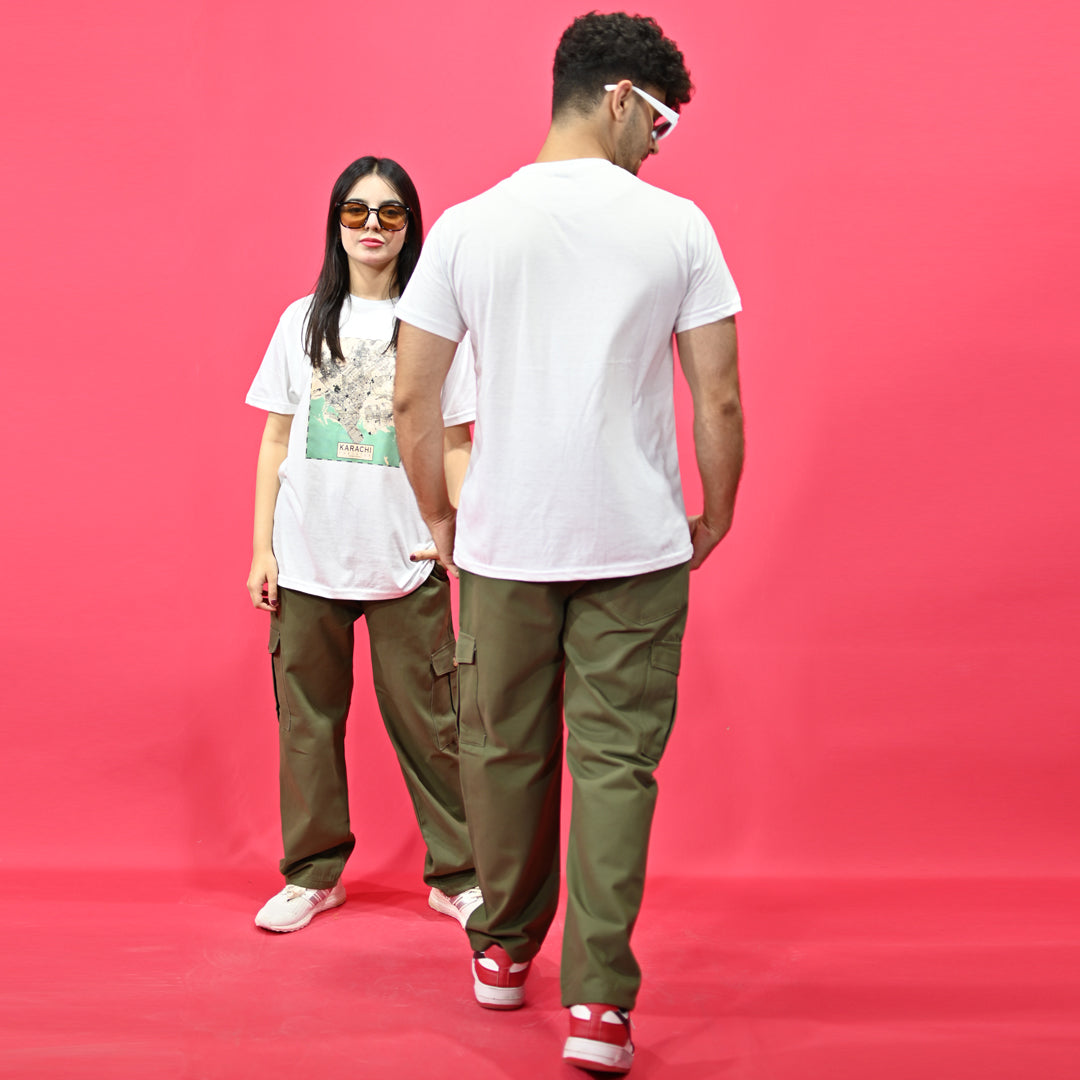 Jupiter French Twill Olive Cotton Cargo Pant