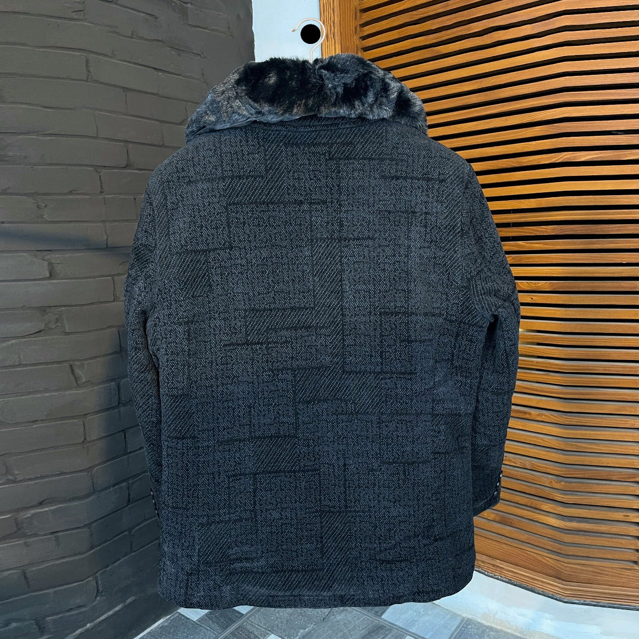 Imported High Quality Sherpa Lining Warm Woolen Coats For Men