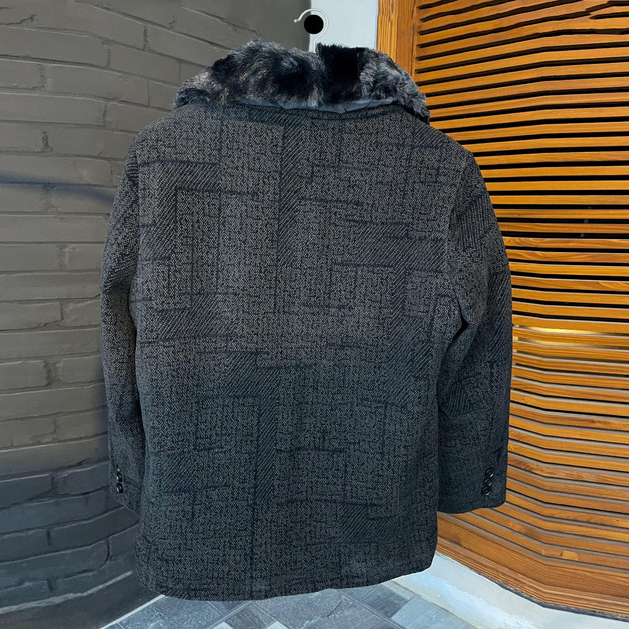 Imported High Quality Sherpa Lining Warm Woolen Coats For Men