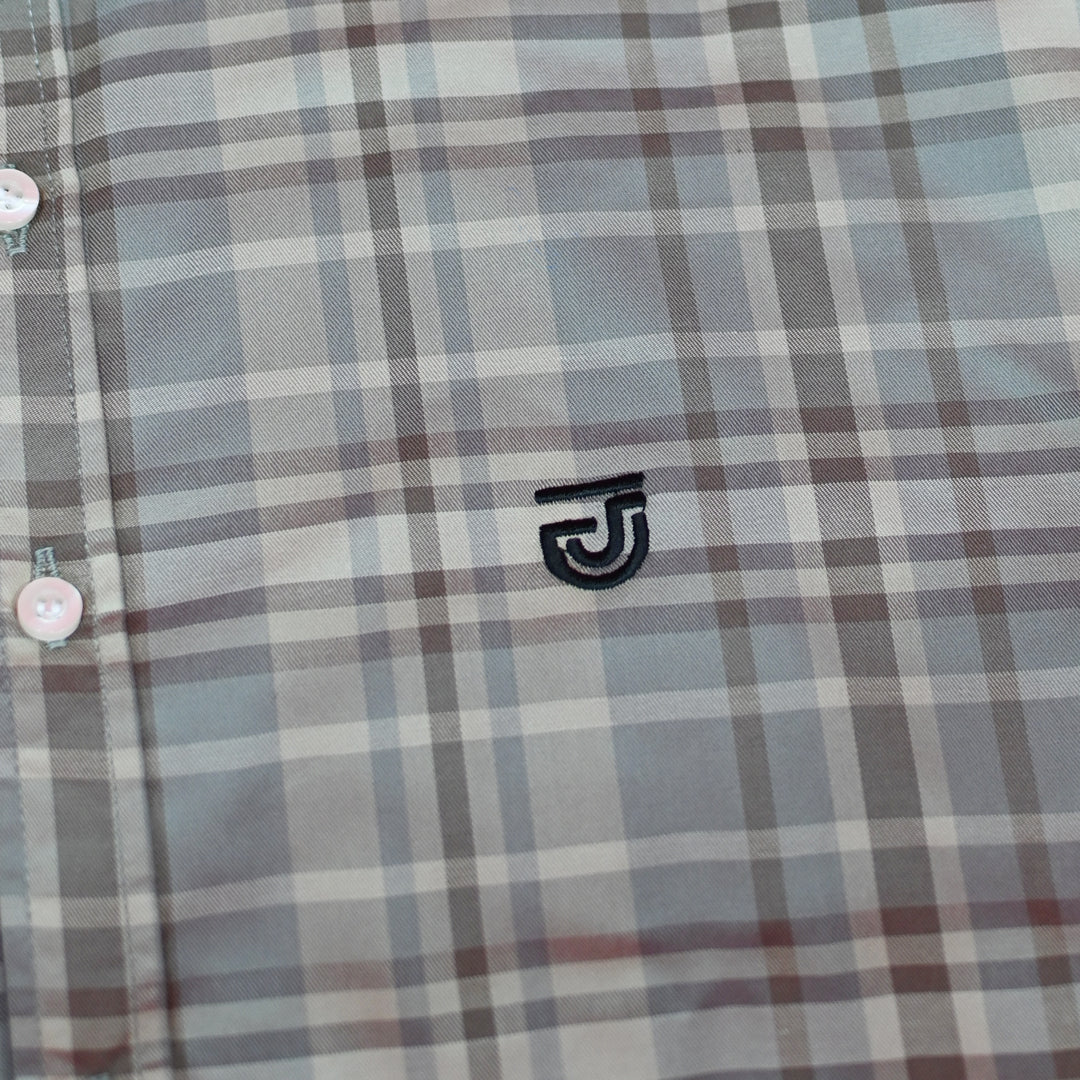 Jupiter Executive Checked Profit Skin Cotton Casual Shirt For Men