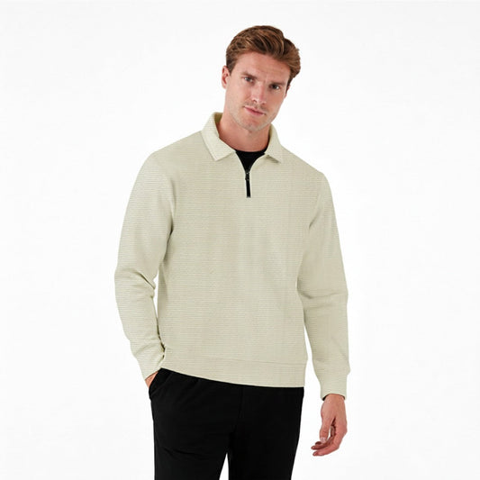 Jupiter Zip Polo Shirt For Men's - Deeds.pk