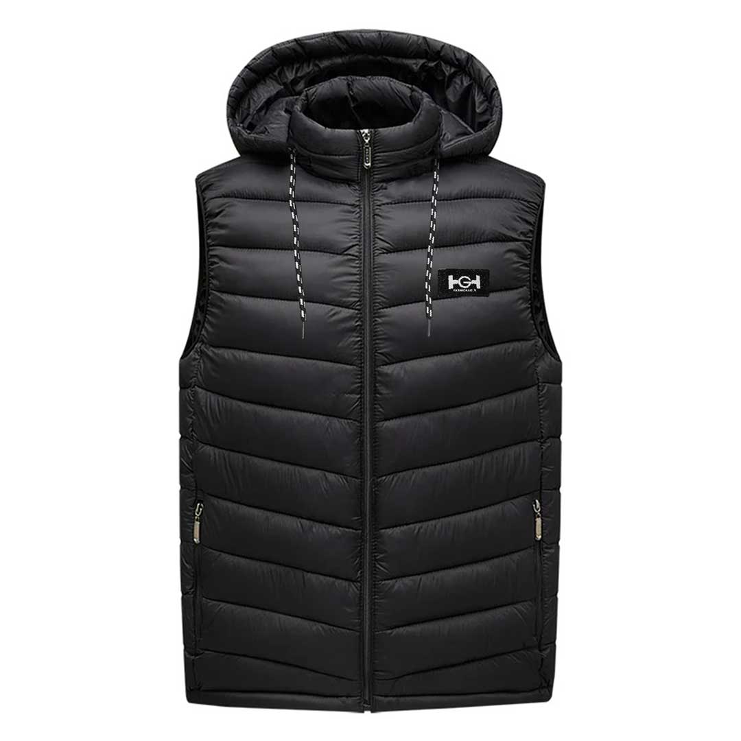 Jupiter Hooded Feather Light Gillet For Men