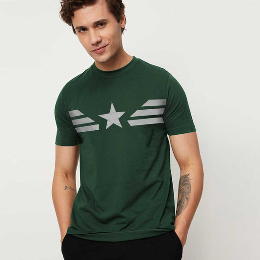 Jupiter C.A Front Shield Cotton Tee