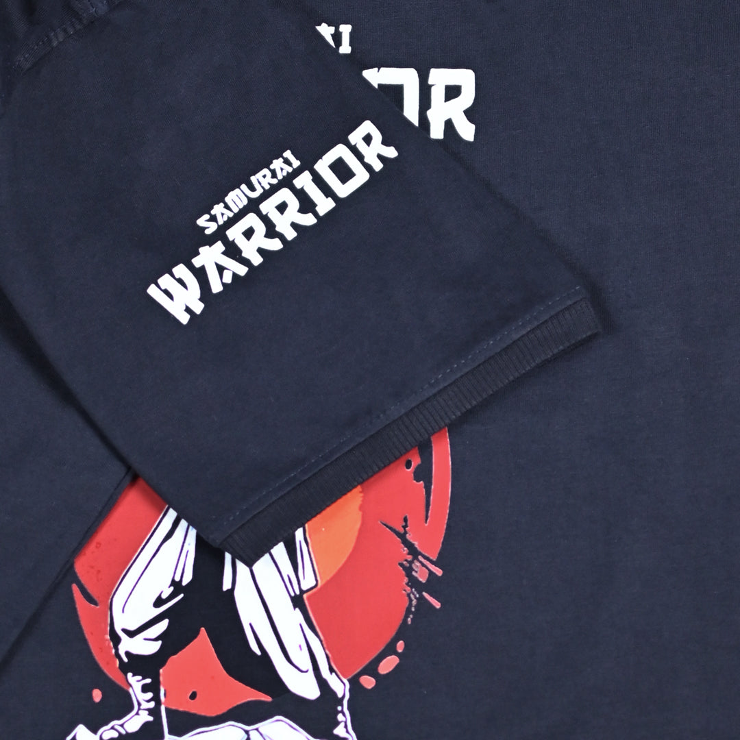 Jupiter Samurai Warrior Cotton Graphic Tee For Men