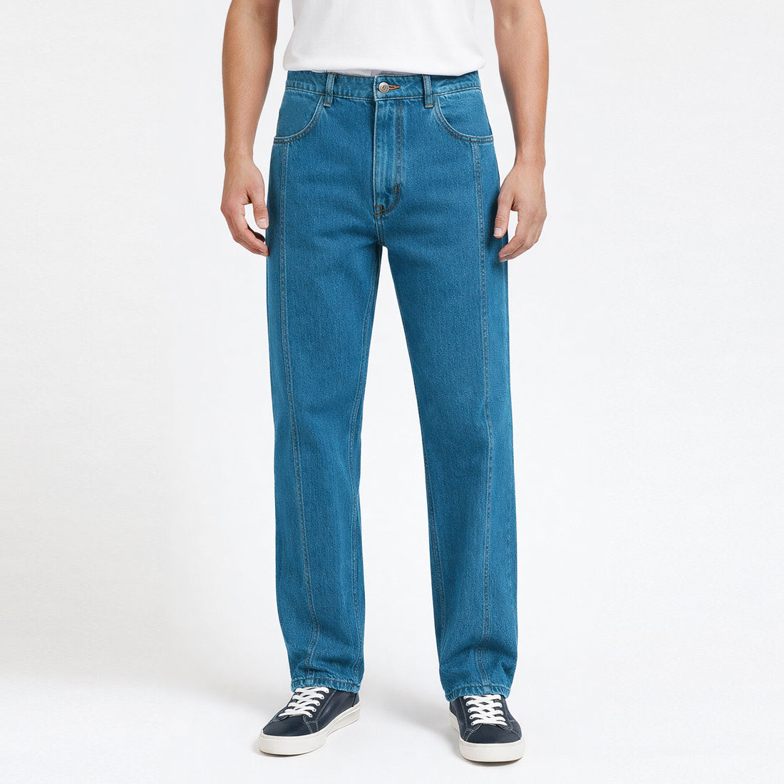 Jupiter Front Yoke Engineer Straight Fit Denim for Men - Deeds.pk