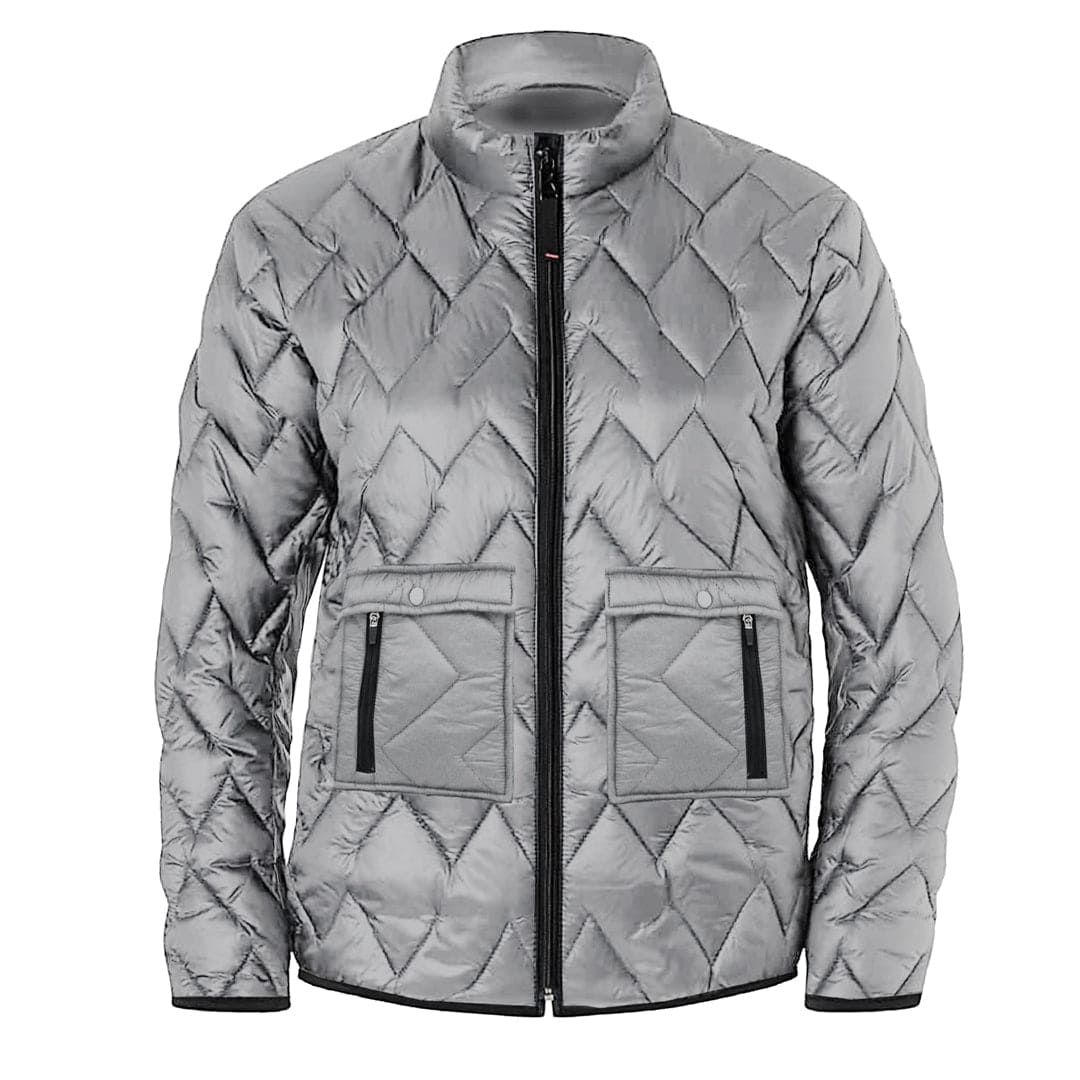 Jupiter Stand Collar puffer Jacket with Patch pockets