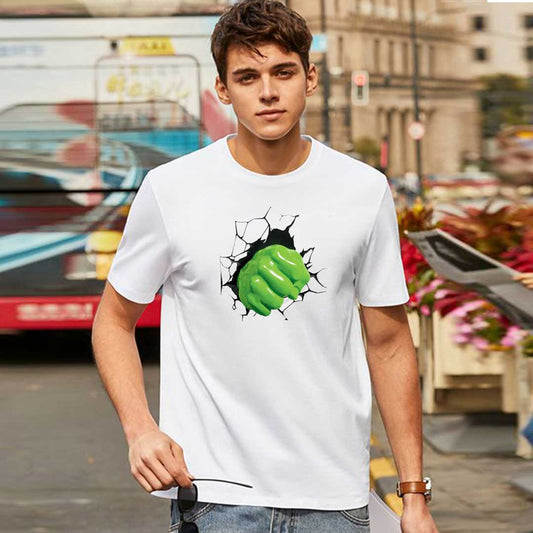 Jupiter Pro Hulk Graphic Men Cotton Tee