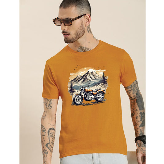 Jupiter Adventure Awaits Cotton Graphic Tee For Men