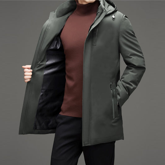 Imported Speedup Heavy Thick Padded Hooded Puffer Jacket For Men