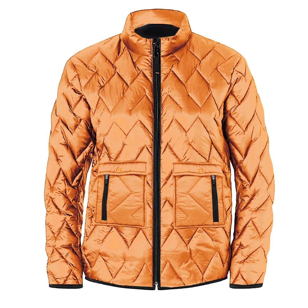 Jupiter Stand Collar puffer Jacket with Patch pockets