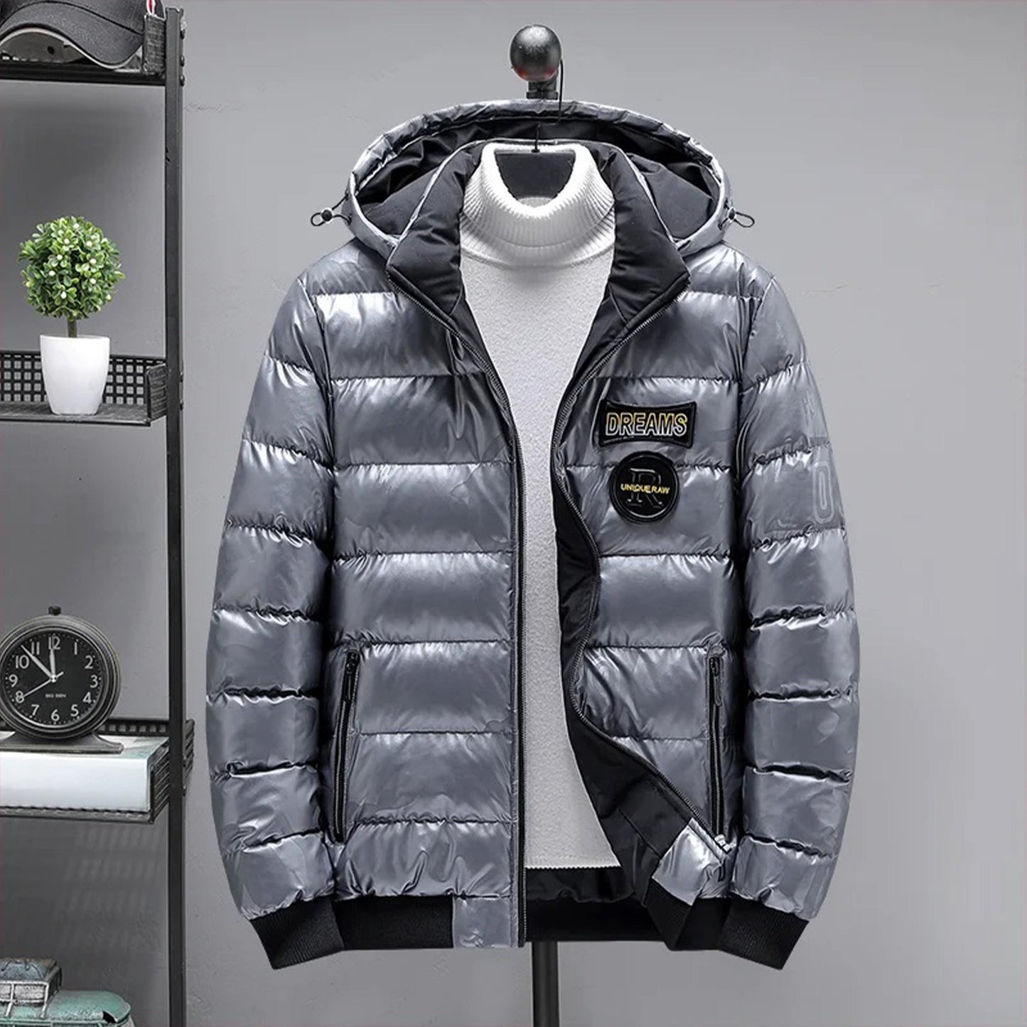 Imported Unique Raw Heavy Insulated Puffer Jackets for Men