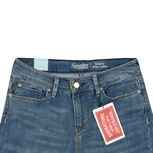 Women Modern Slim cuffed fit Denim (WAIST 30 TO 38)