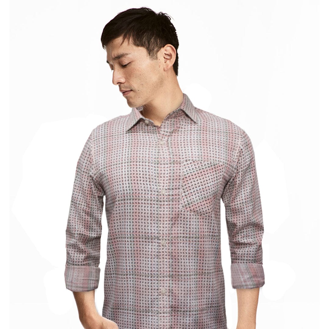 ZR Bacteria Print Casual Shirt