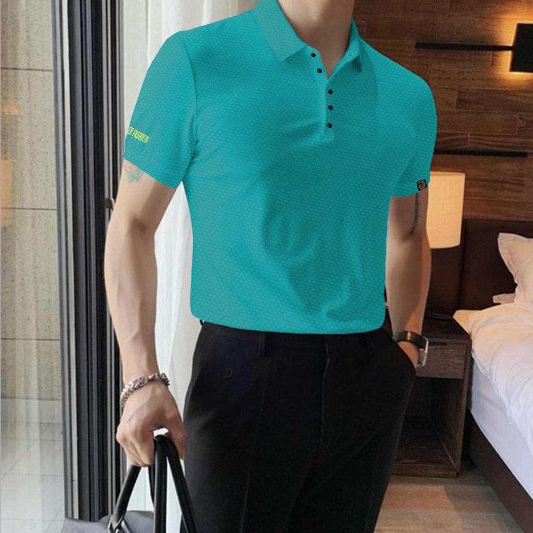 Jupiter Pop Corn Textured Vogue Polo For Men