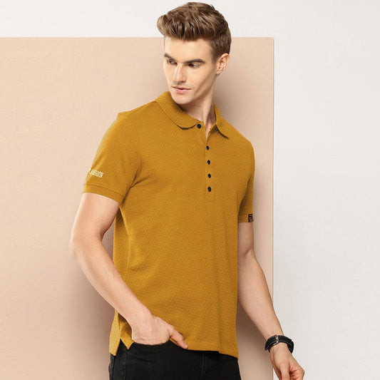 Jupiter Pop Corn Textured Vogue Polo For Men