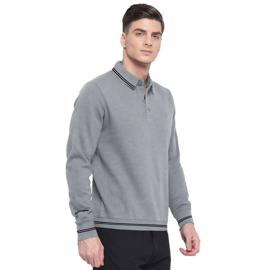 Jupiter Posh Knit Long Sleeves Legendary Cotton Polo For Men