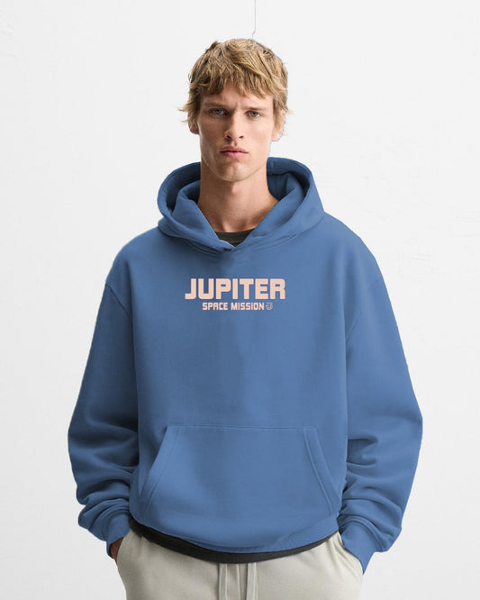 Jupiter Hotep Oversized Space Mission Printed Hoodie