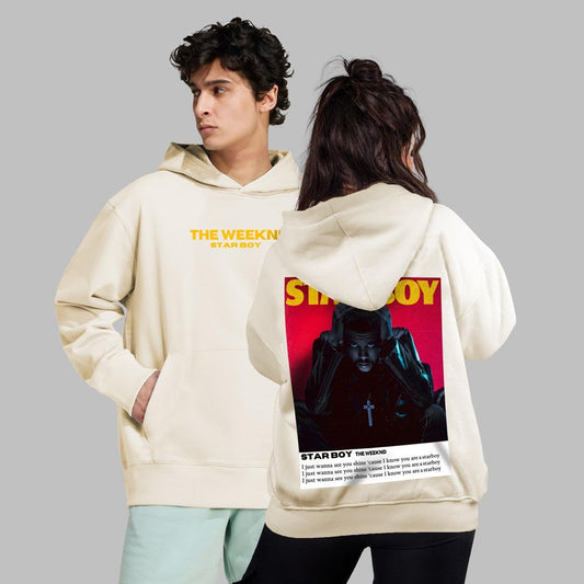 Jupiter Hotep Oversized Starboy Printed Hoodie