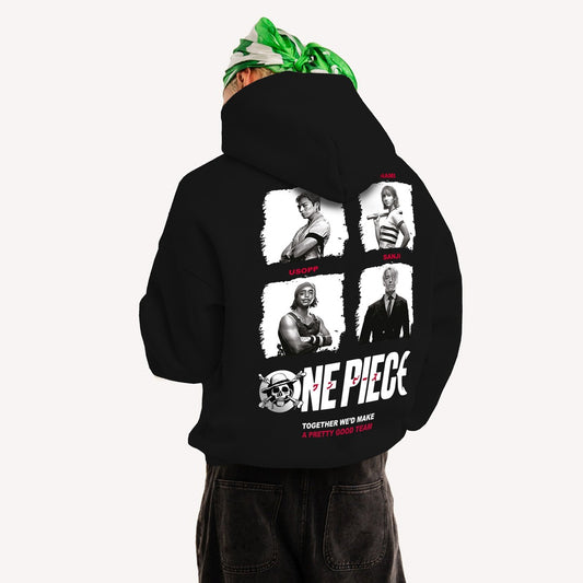 Jupiter Hotep Oversized Ne Piece Printed Hoodie