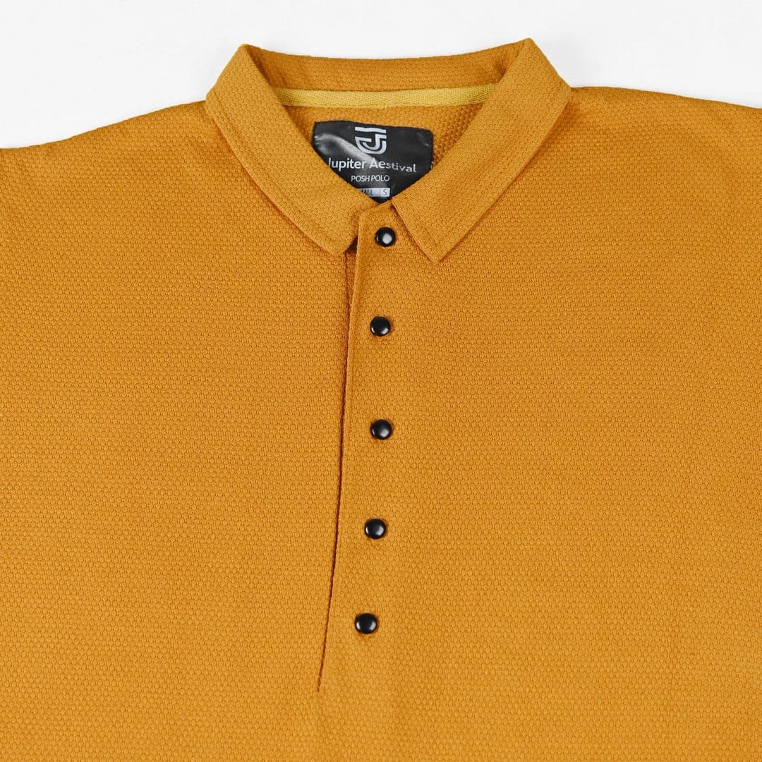 Jupiter Pop Corn Textured Vogue Polo For Men