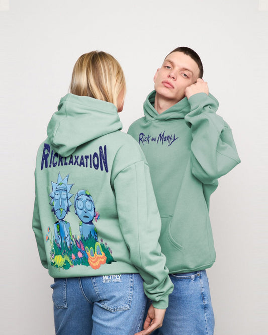 Jupiter Hotep Oversized Rick And Morty  Printed Hoodie