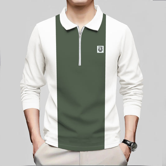 Jupiter Luxe Quarter Zip High End Posh Polo For Men