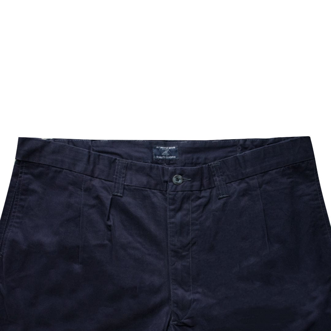 Authentic Premium Dark Blue Big & Tall Cotton Shorts ( Waist 40 to 58) - Deeds.pk