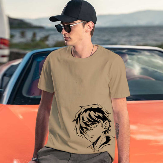 Jupiter Pro Animi Graphic Men Cotton Tee