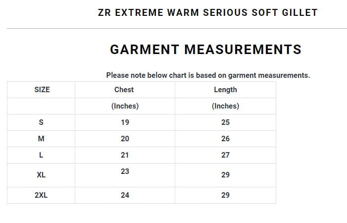 ZR Extreme Warm Serious Soft Gillet