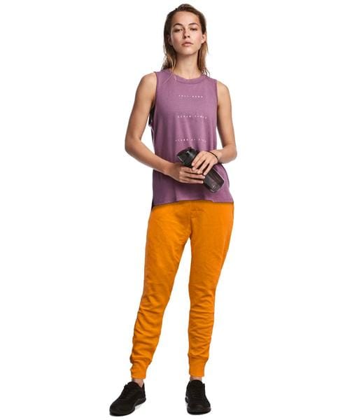 Women Orange Jogger Pants - Deeds.pk