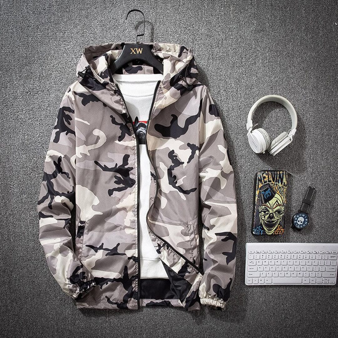 Imported Camo Unisex Light Padded Premium Jacket