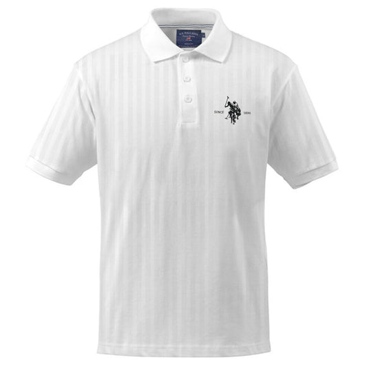 Textured Fabric High Density Logo Cotton Polo For Men