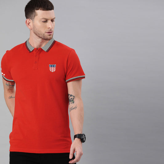 Men Outlander Premium Logo Cotton Polo