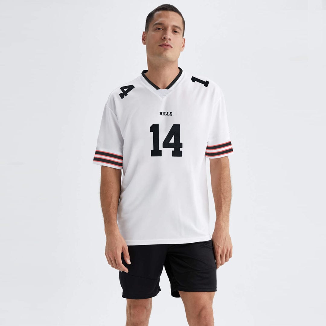 Jupiter Sporty Style Oversized No 14 Baseball Tee Shirt