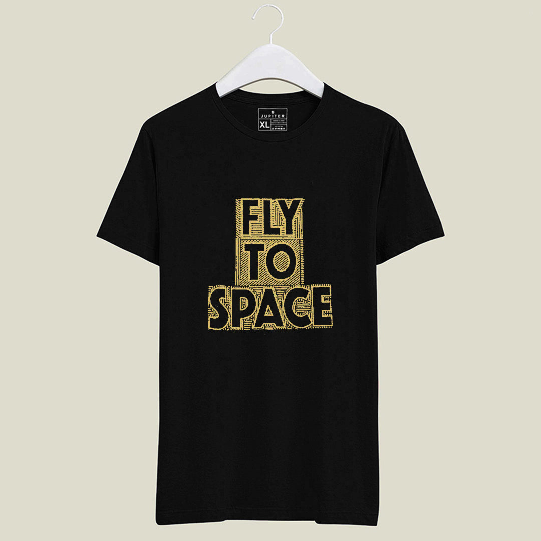 Jupiter Fly To Space Cotton Tee