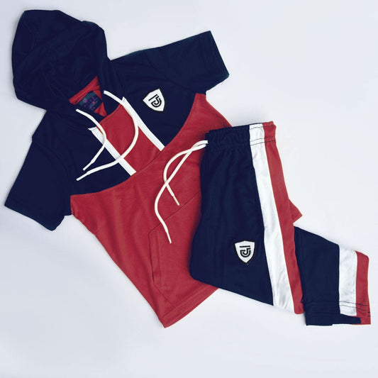 Jupiter Kids Poly Athletic Summer Hooded Track Suit 2-14 years